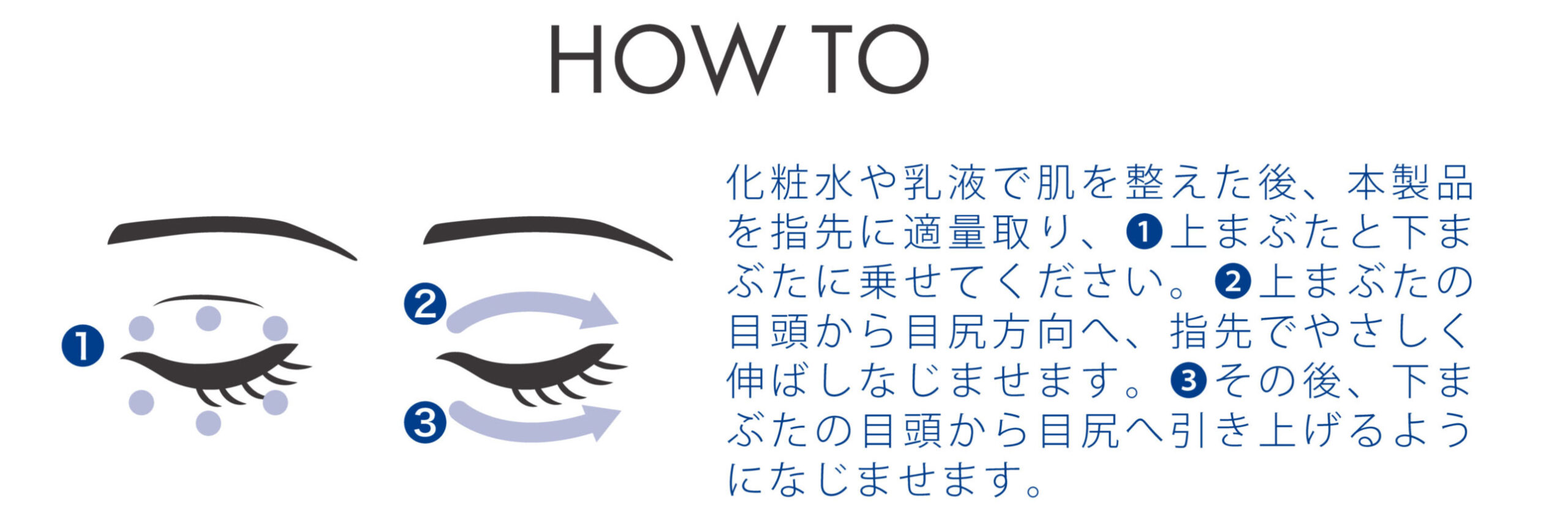 アヴァンセ  ソワンアイクリームV ご使用方法